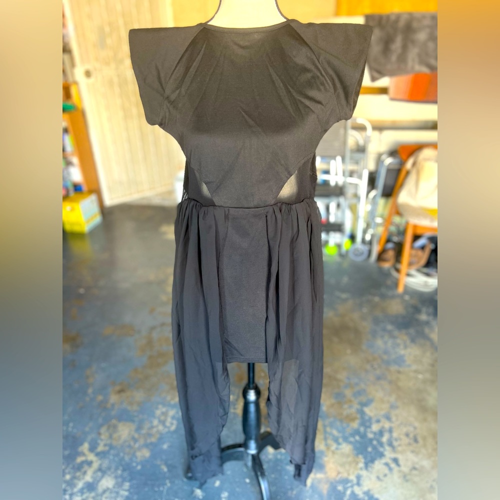 Romper with sheer detail